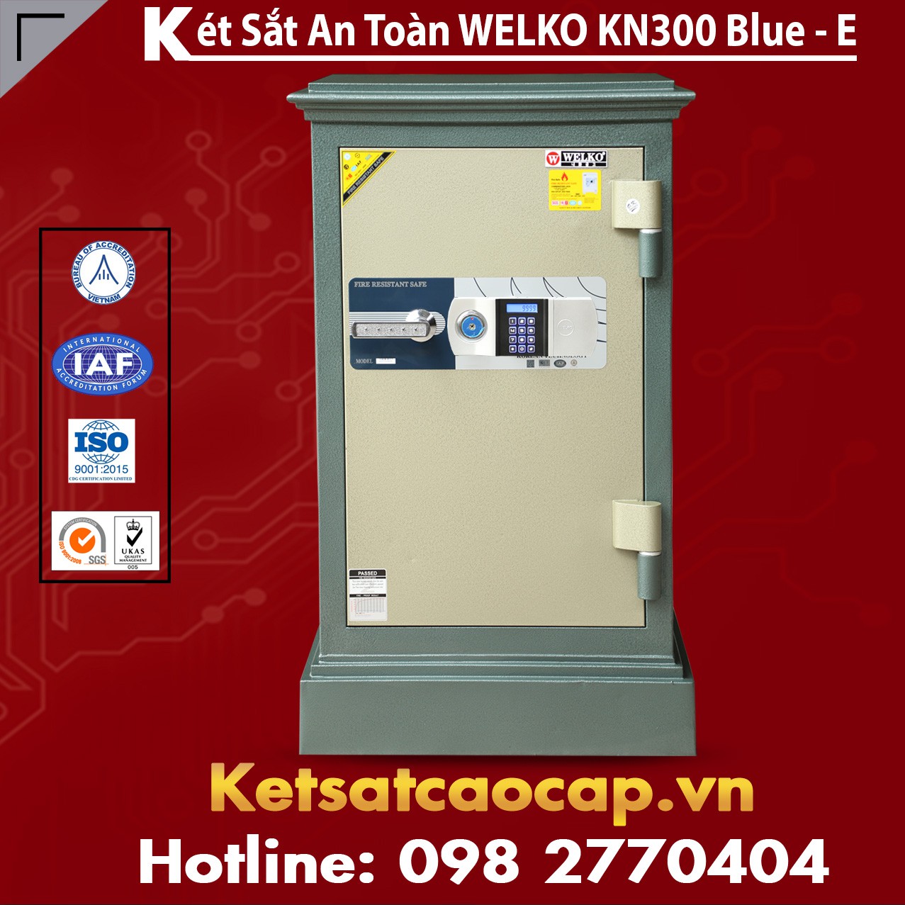 cửa hàng bán Két sắt Tài Lộc Welko cho gia đình ở tphcm