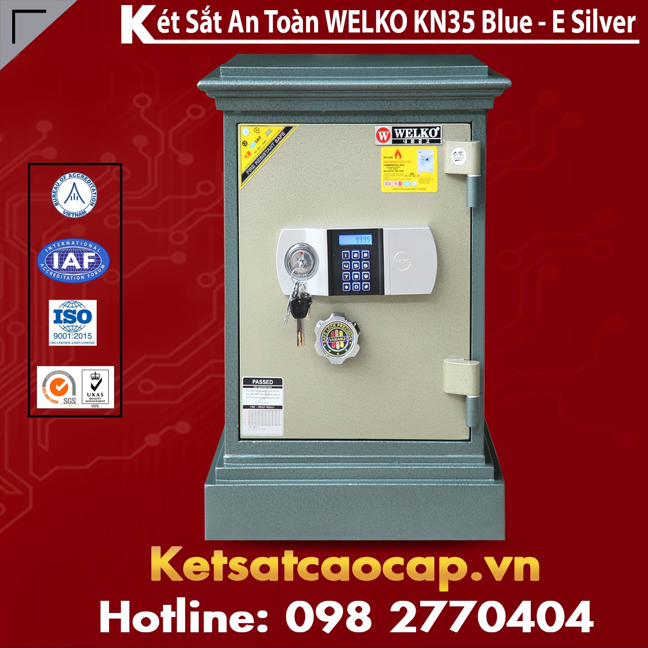 Két Sắt Đà Nẵng KN35 - E Silver