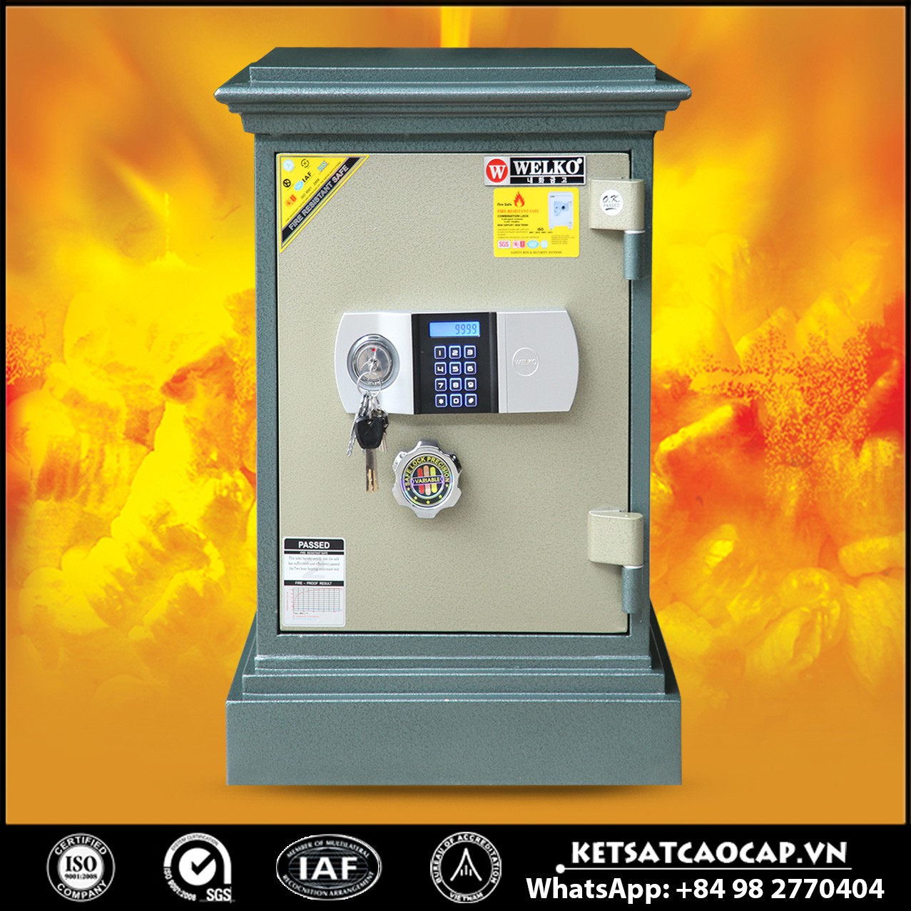 Két Sắt Đà Nẵng X630 - E Silver
