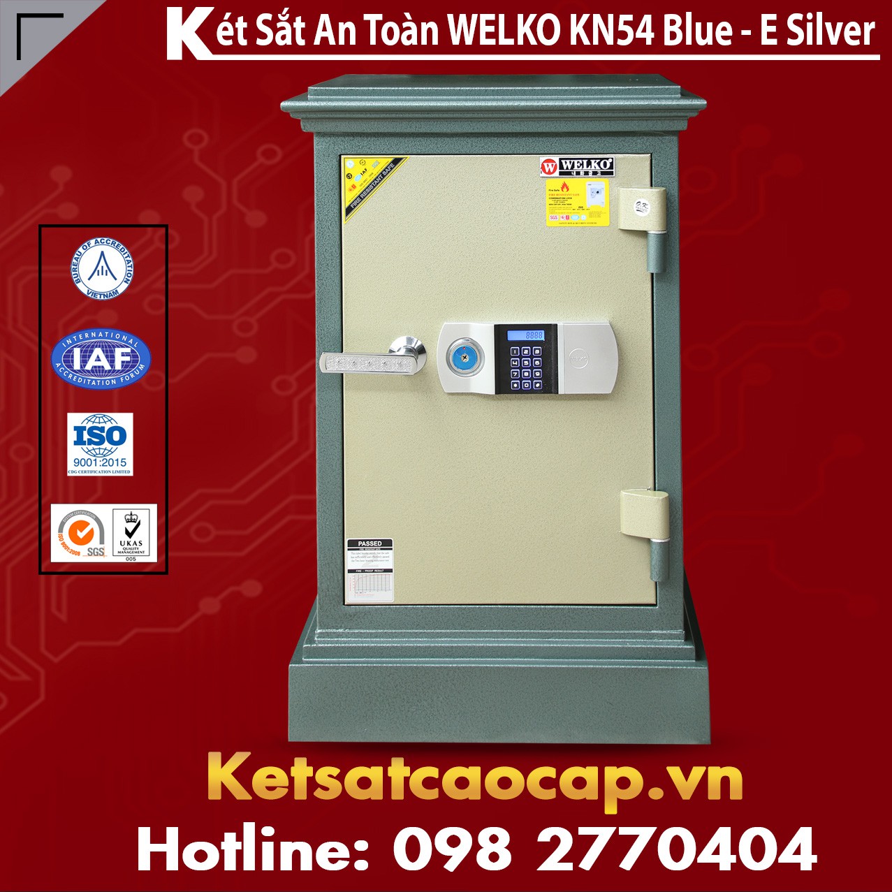 Két Sắt Đà Nẵng KN54 - E Silver