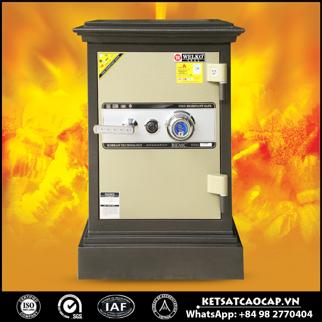 Két Sắt Cao Cấp Nhập Khẩu GT750 DK Black