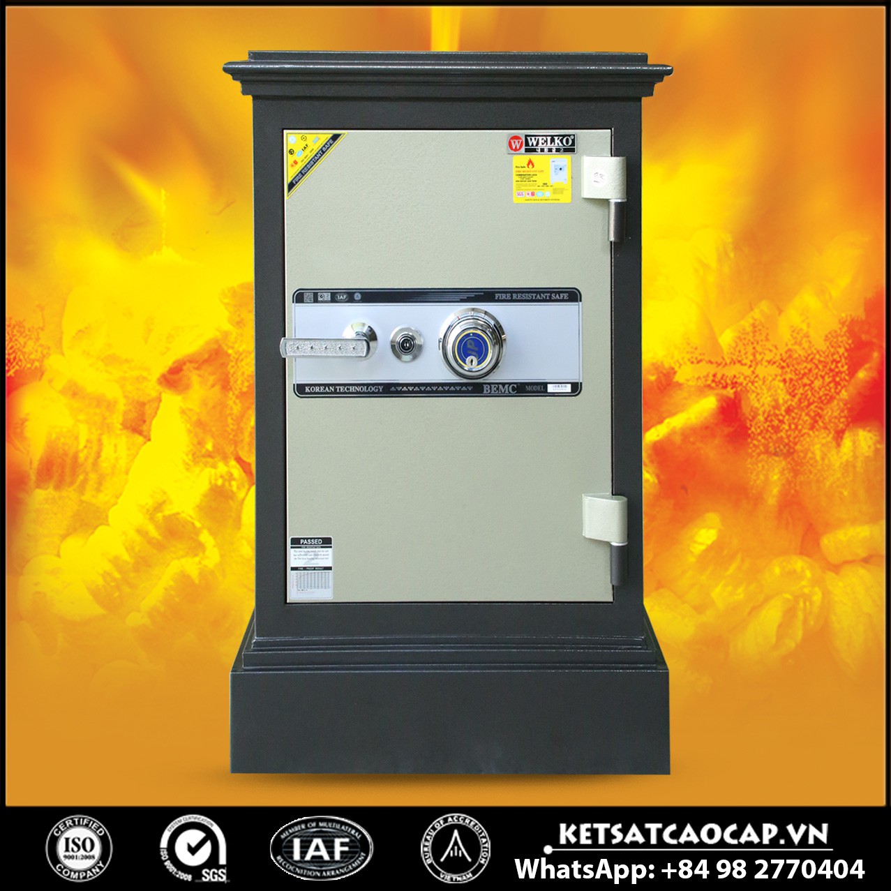 Két Sắt Cao Cấp Nhập Khẩu GT910 DK Black