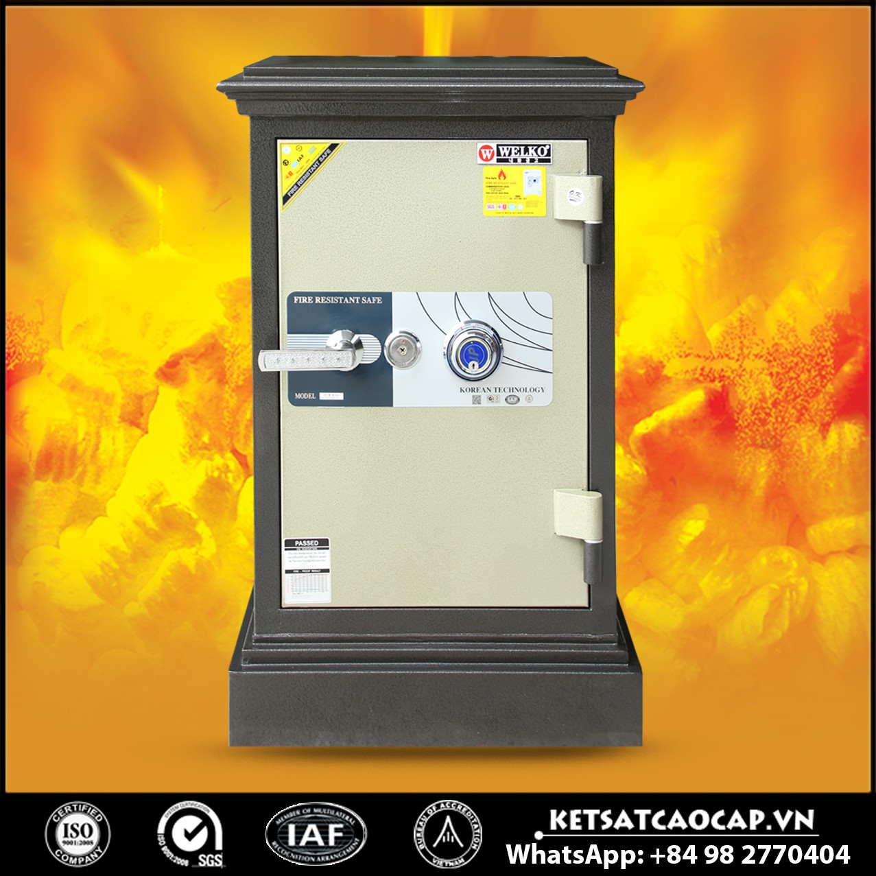 Két Sắt Đà Lạt X740 Black - DK
