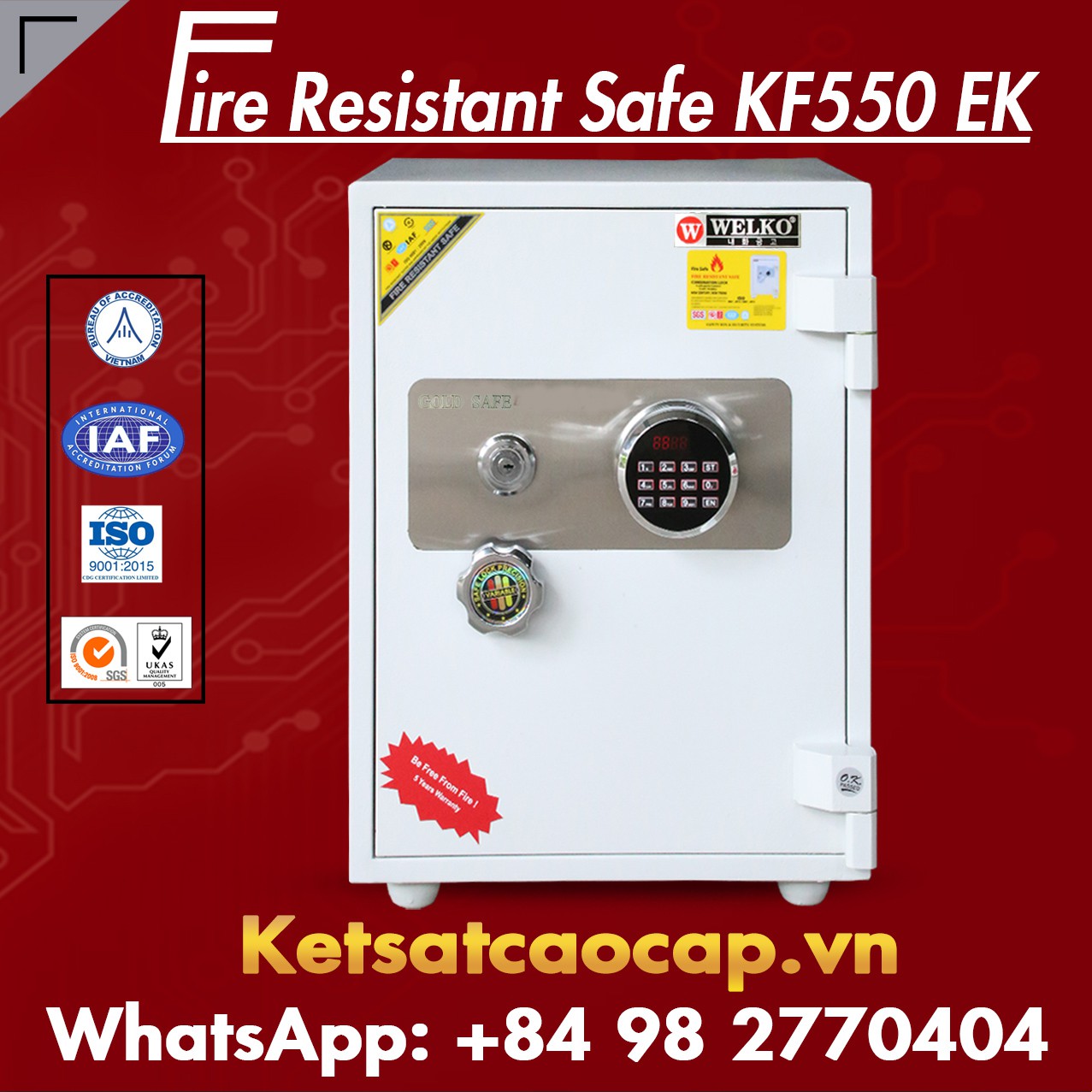 Két Sắt Doanh Nhân WELKO KF550EK