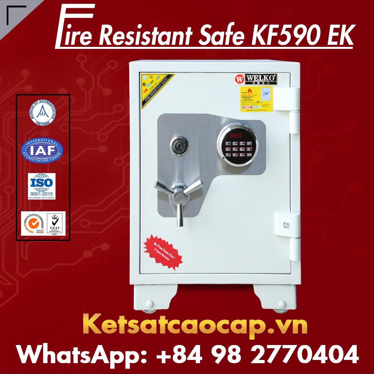 Két Sắt Doanh Nhân WELKO KF590EK