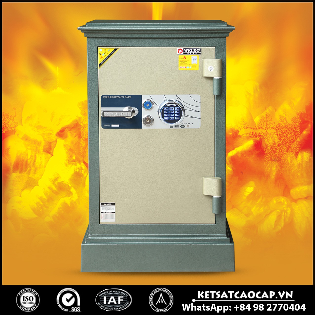Két Sắt Hai Cửa X1000 - FE