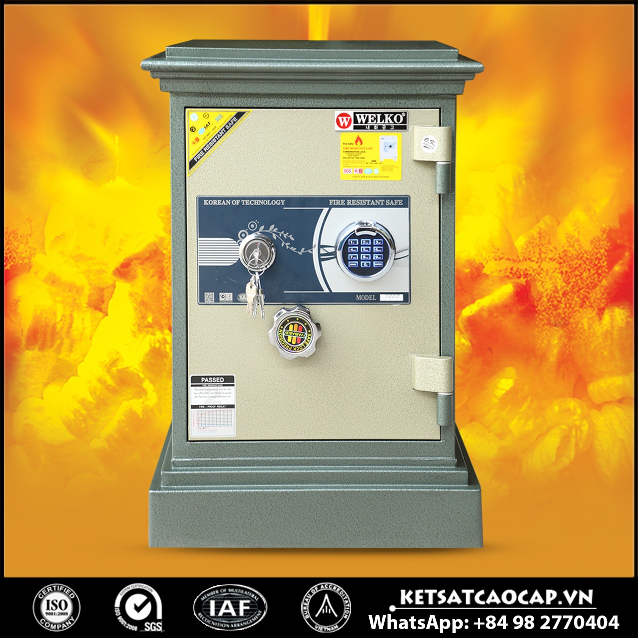 Két Sắt Hai Cửa X630 - FE