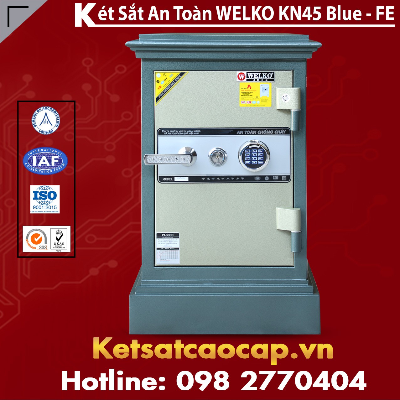 Két Sắt Hai Cửa KN45 - FE