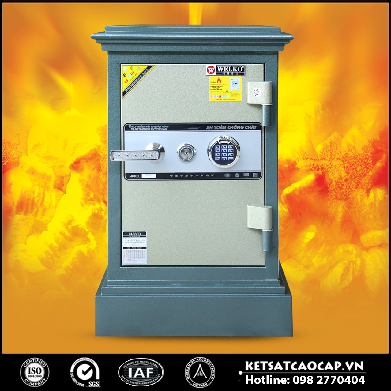 Két Sắt Hai Cửa X740 - FE