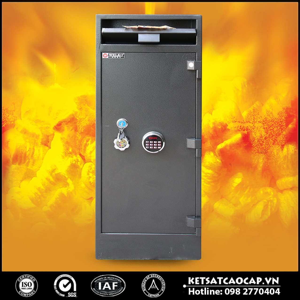 Két Sắt Quầy Thu Ngân X1200 - E