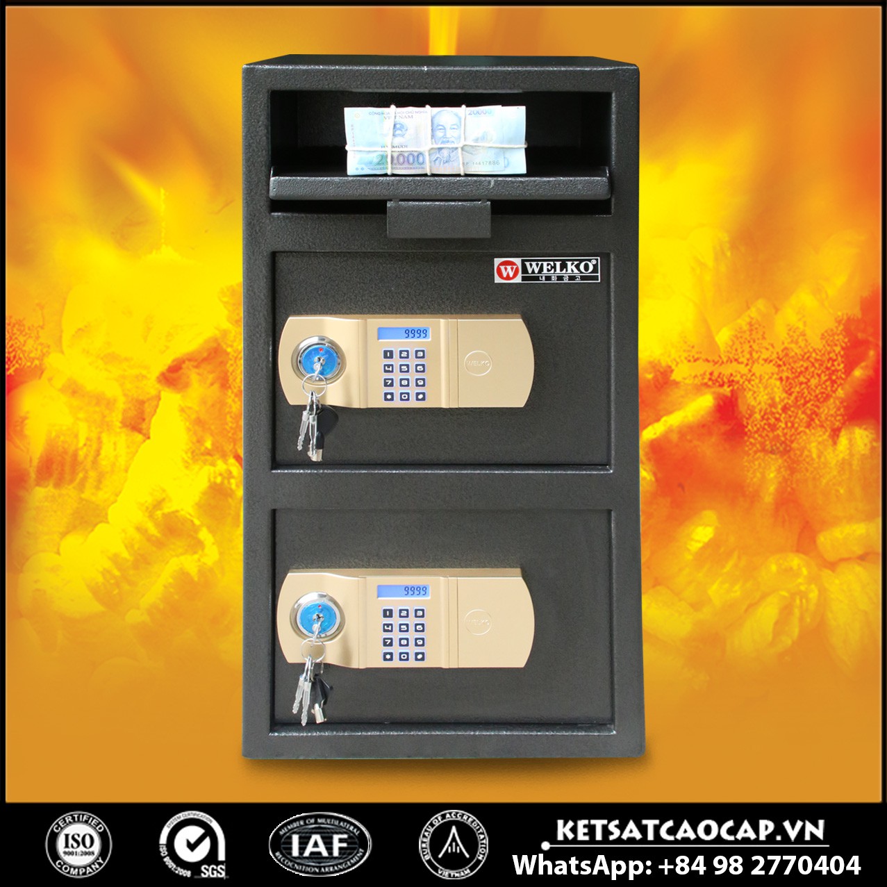 Két Sắt Quầy Thu Ngân X680 - E