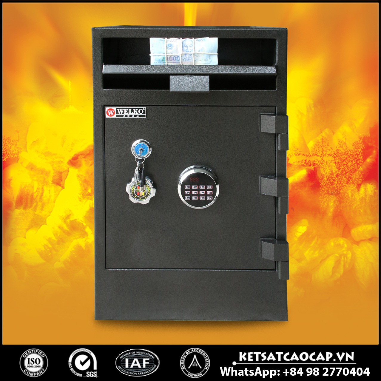 Két Sắt Quầy Thu Ngân X710 - E