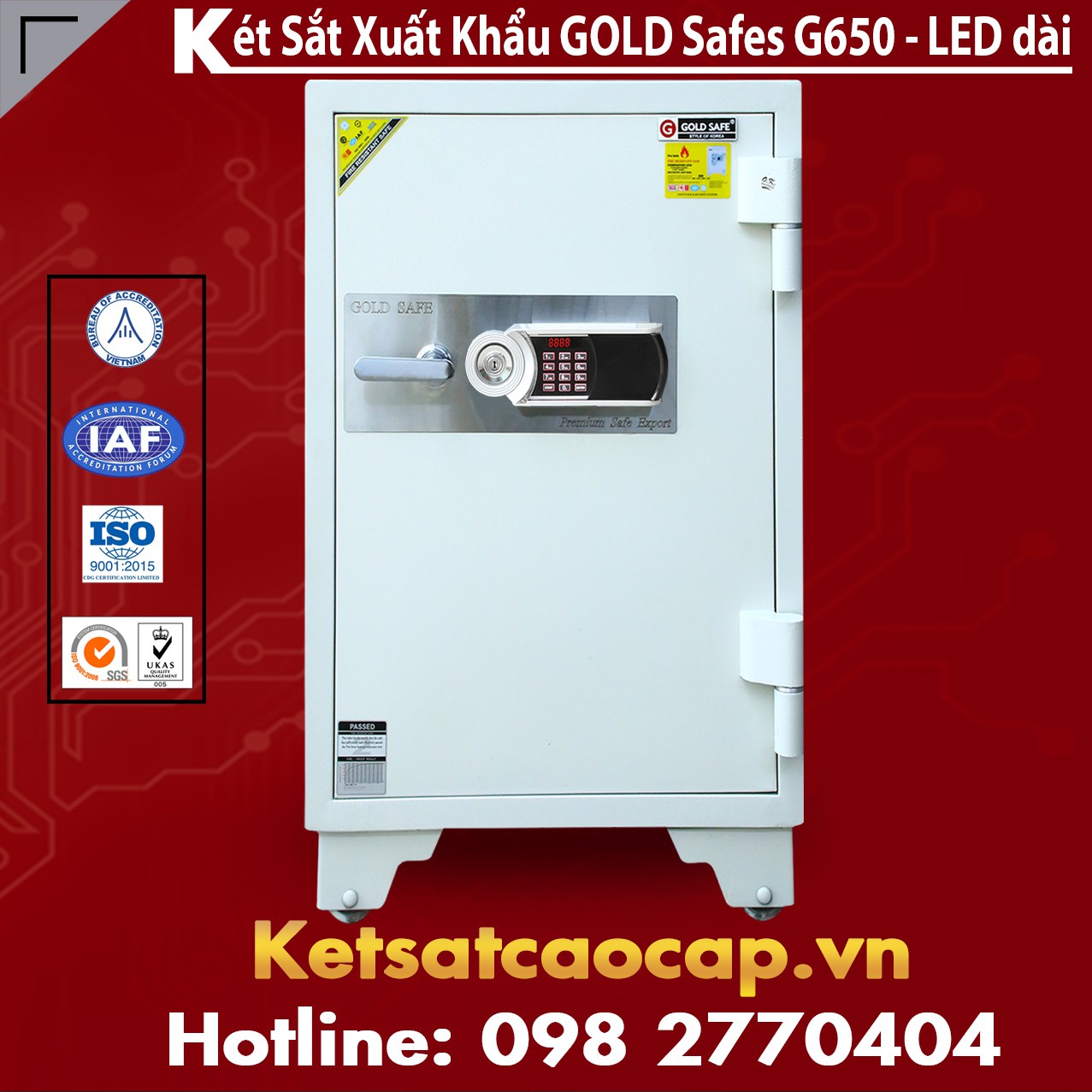 Nhà Máy Sản Xuất Két Sắt Tài Lộc GOLD SAFES