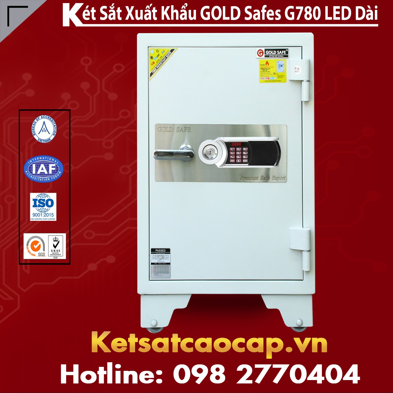 Xưởng Sản Xuất Két Sắt Tài Lộc GOLD SAFES