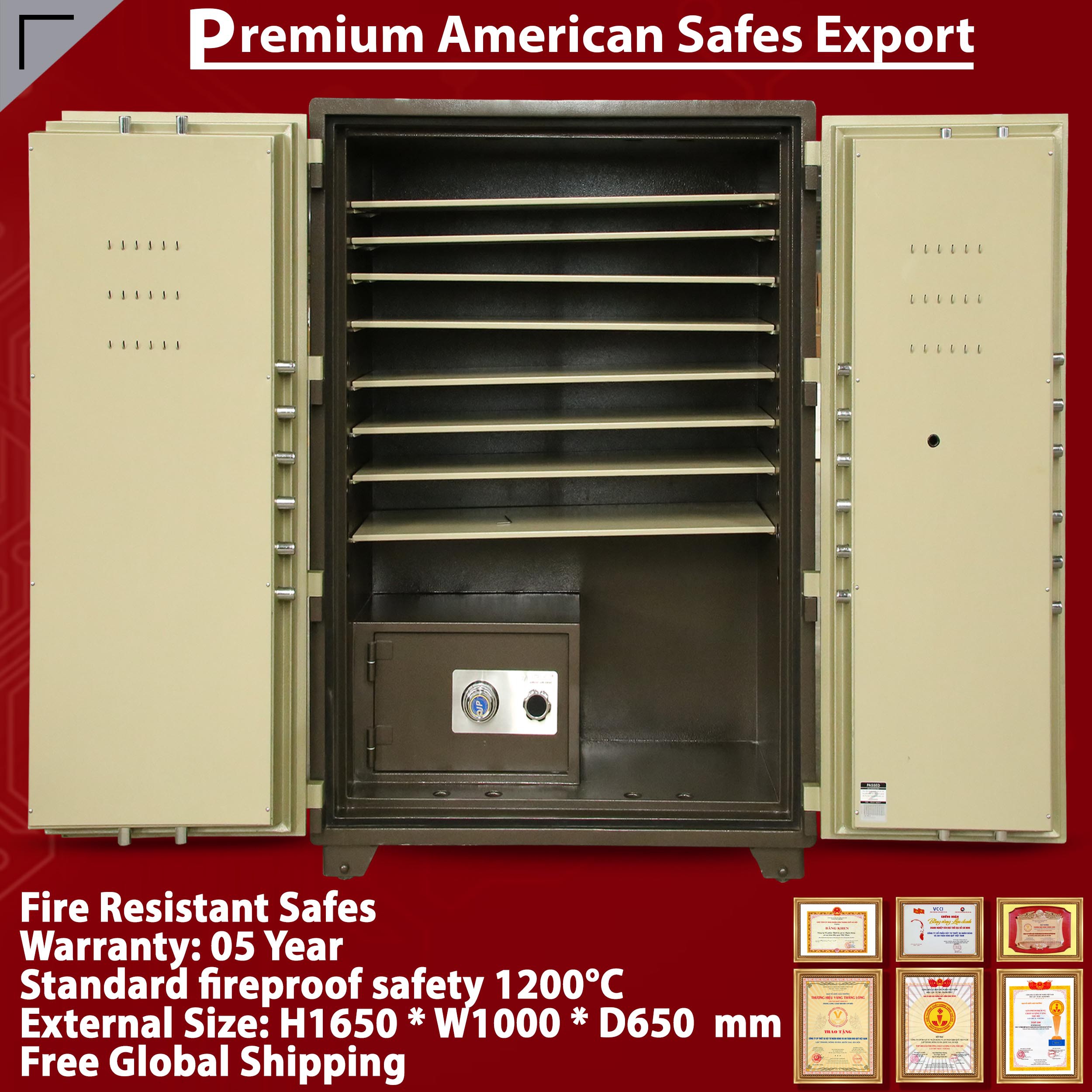 Premium Personalised Safe Deposit Box