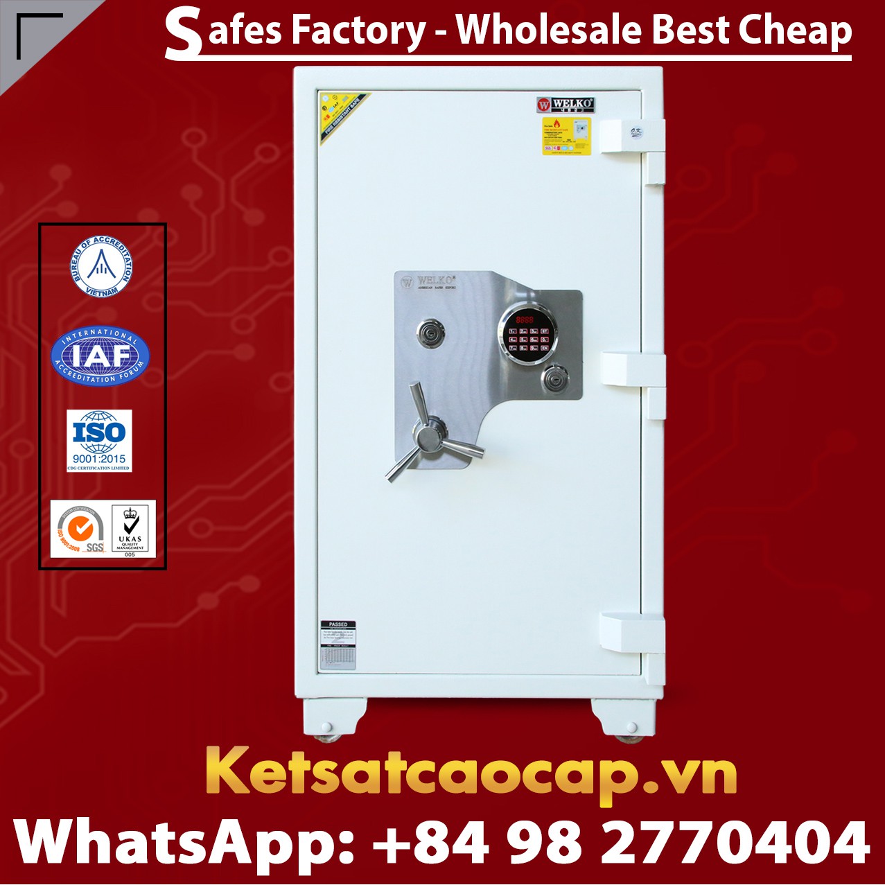 Luxury Safes Box WELKO US1080 LED