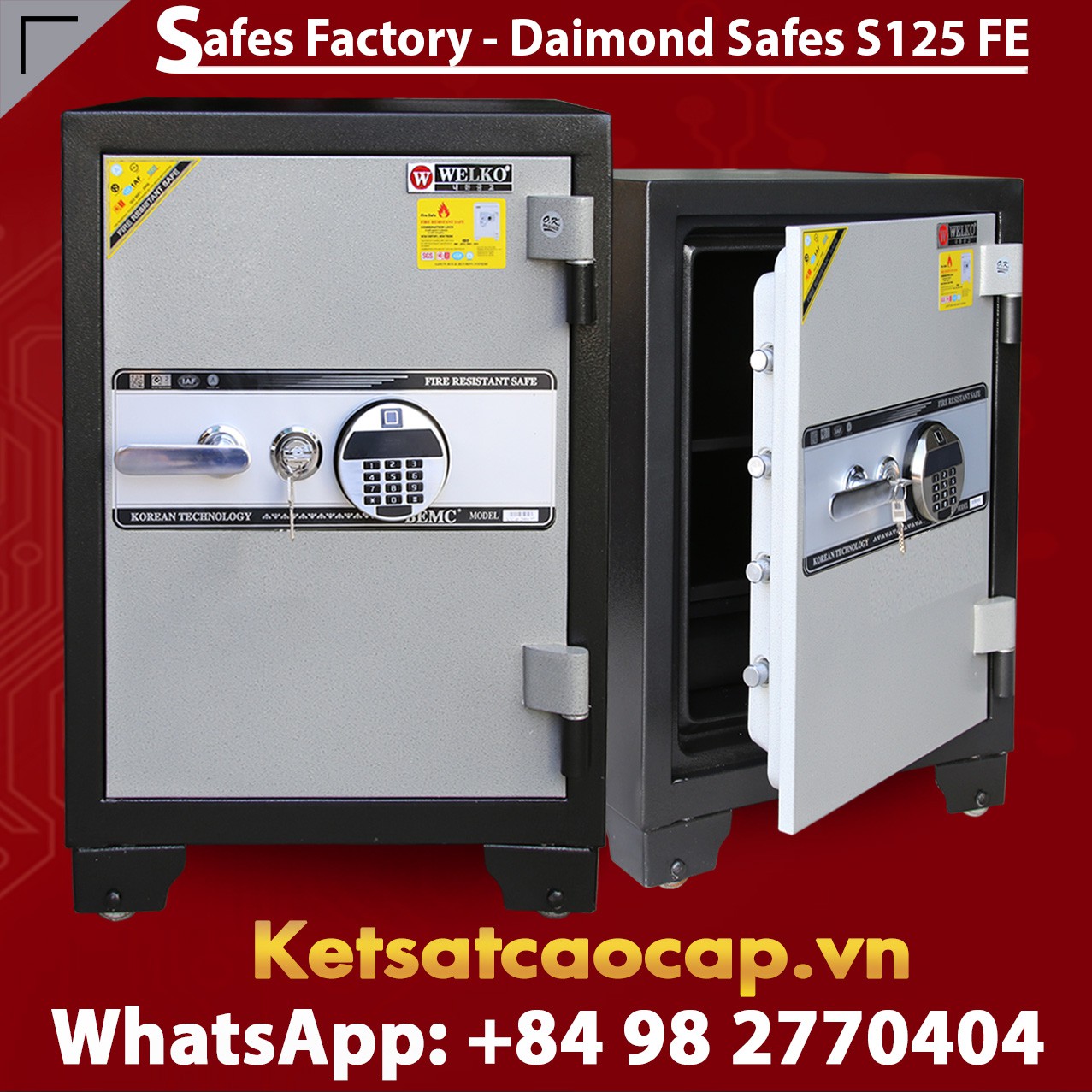BURGLARY FIRE SAFE S125 FE
