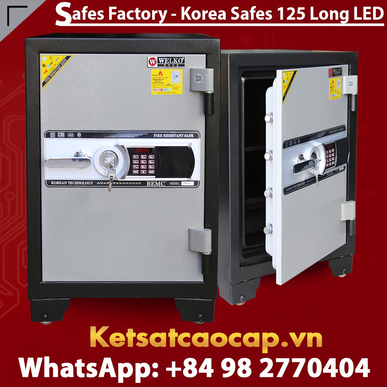 BURGLARY FIRE SAFES S125 LED