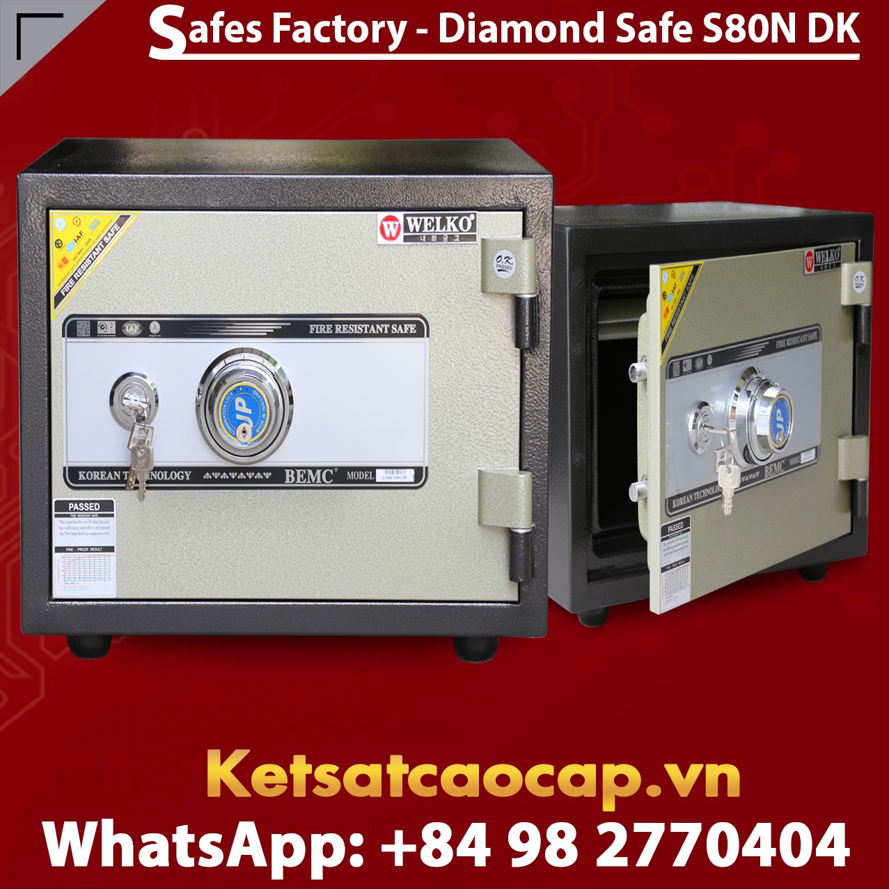 OFFICE SAFES S80N DK