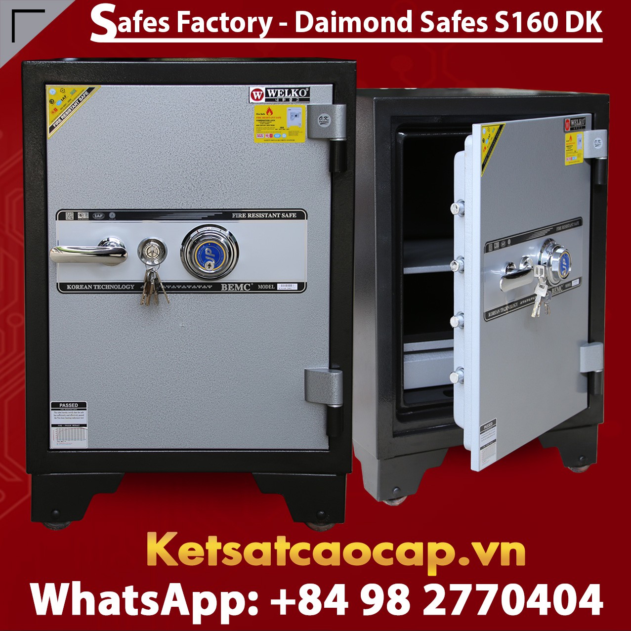 SECURITY STEEL SAFES S160 DK
