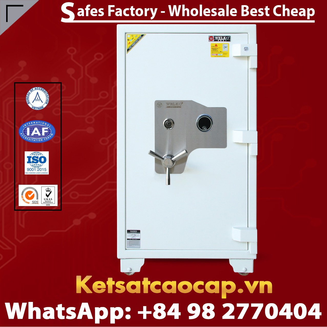Premium Safe Box WELKO US1080 DK