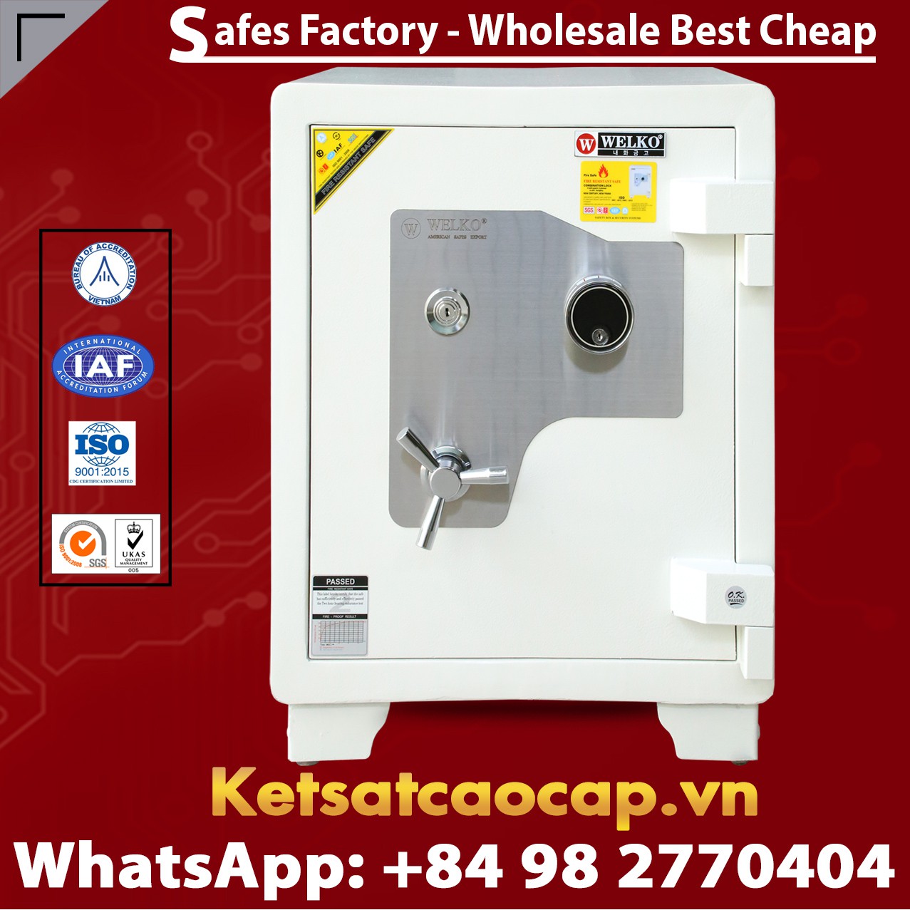 Premium Safe Box WELKO US680 DK