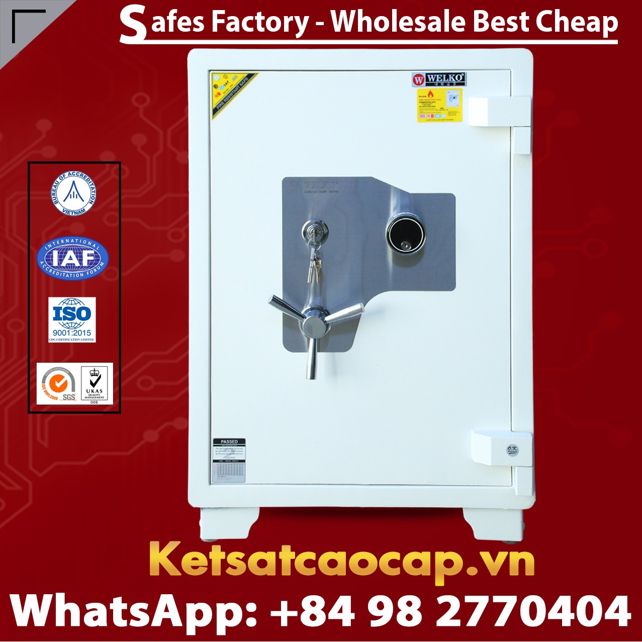 Premium Safe Box WELKO US880 DK