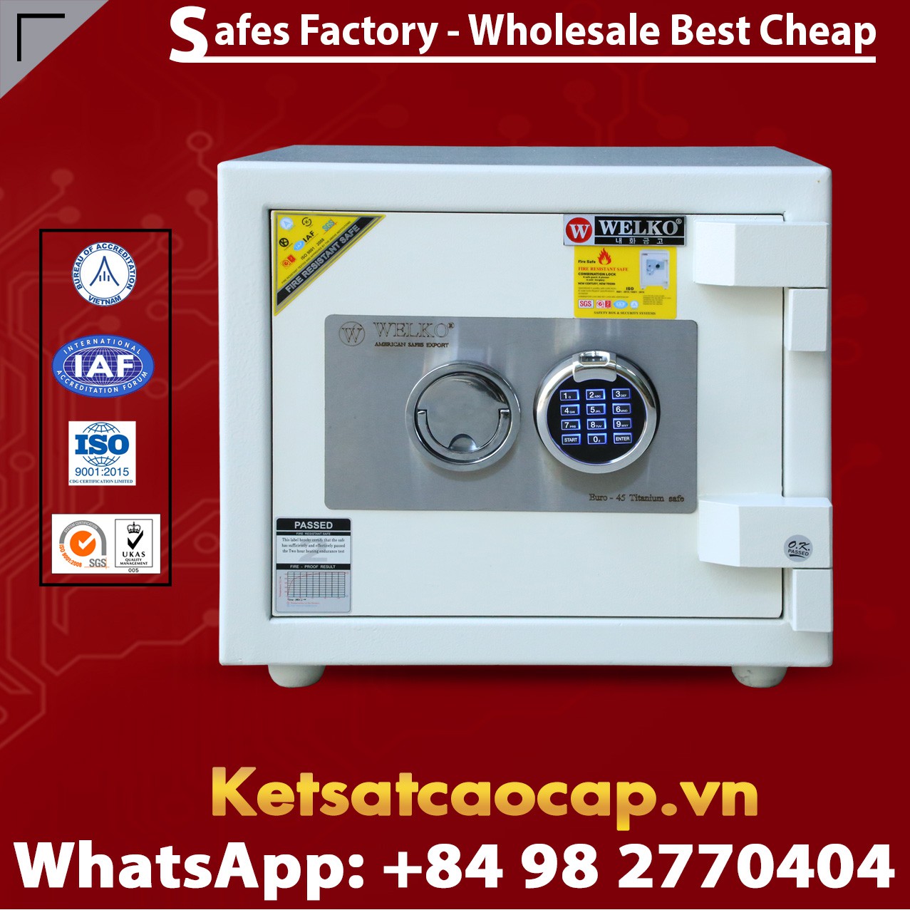 Premium Safes Box WELKO US450 FE