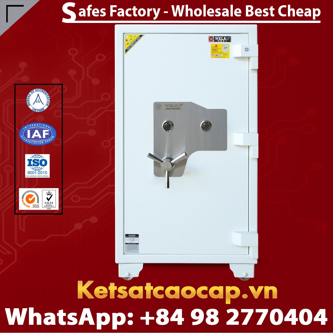 Safes Box Company WELKO US1080 KEY