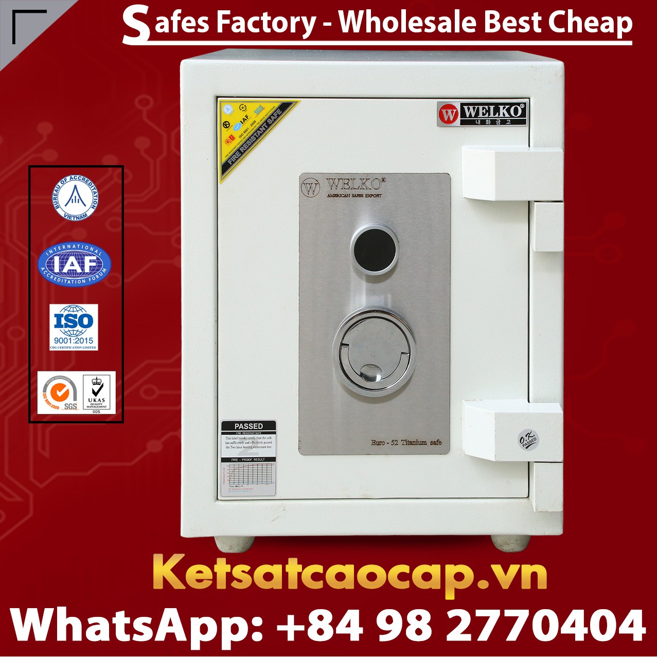 Safes Box Company WELKO US520 KEY