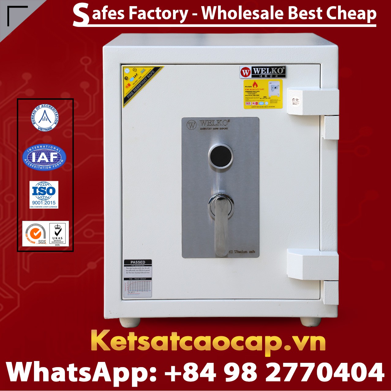Safes Box Company WELKO US620 KEY