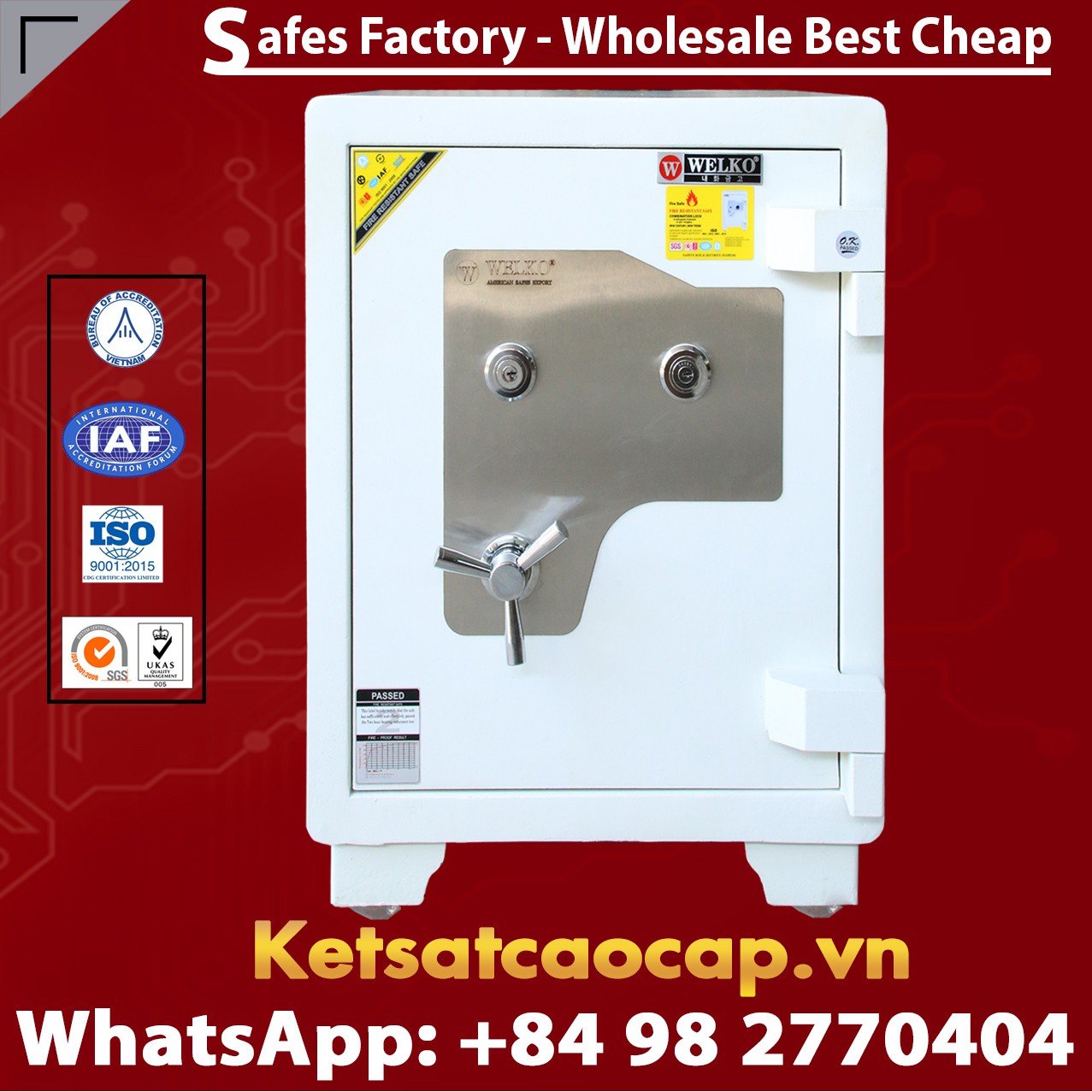 Safes Box Company WELKO US680 KEY