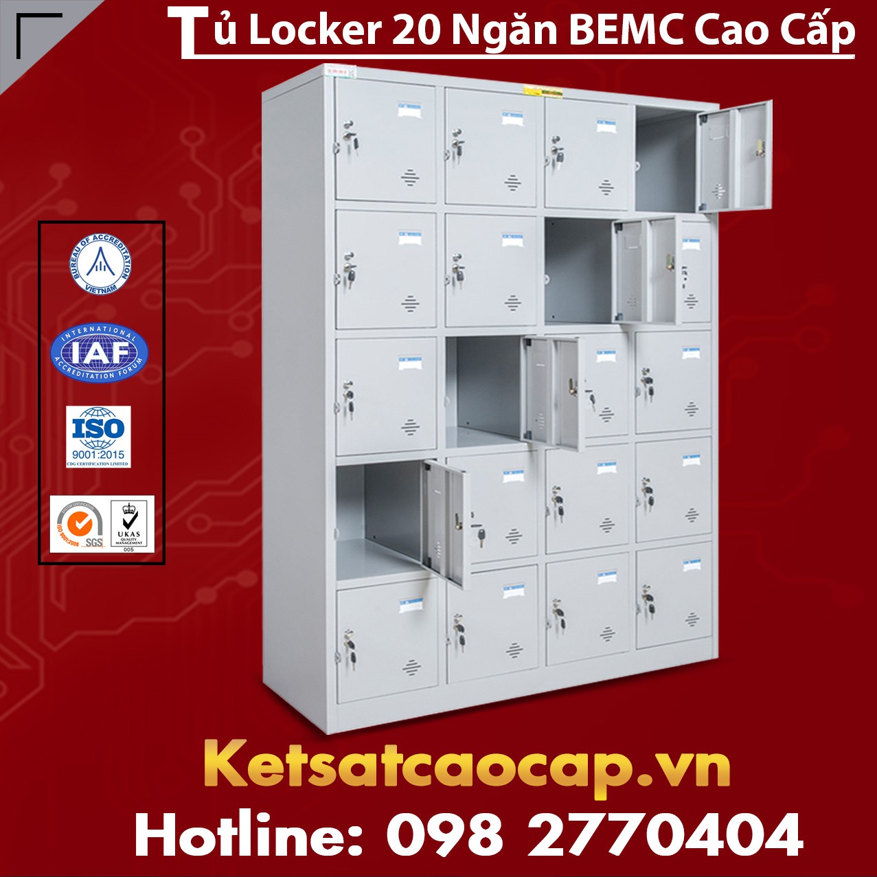 Tủ Locker 20 Ngăn BEMC