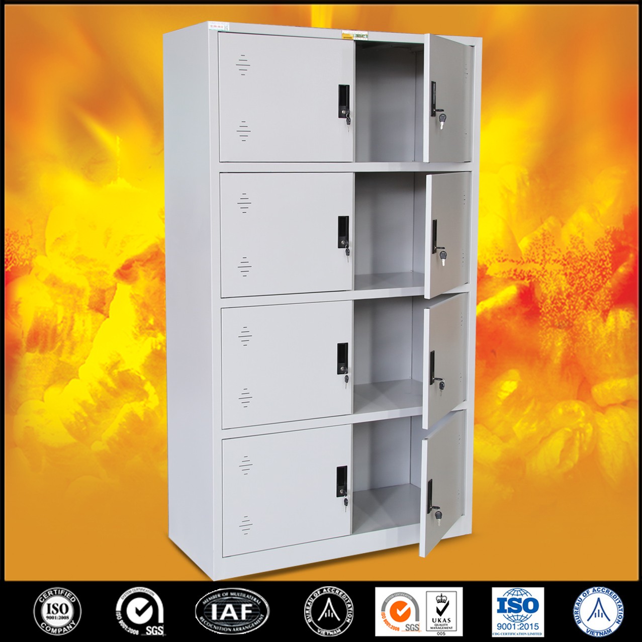 Tủ Sắt 8 Ngăn Chuyên Dụng