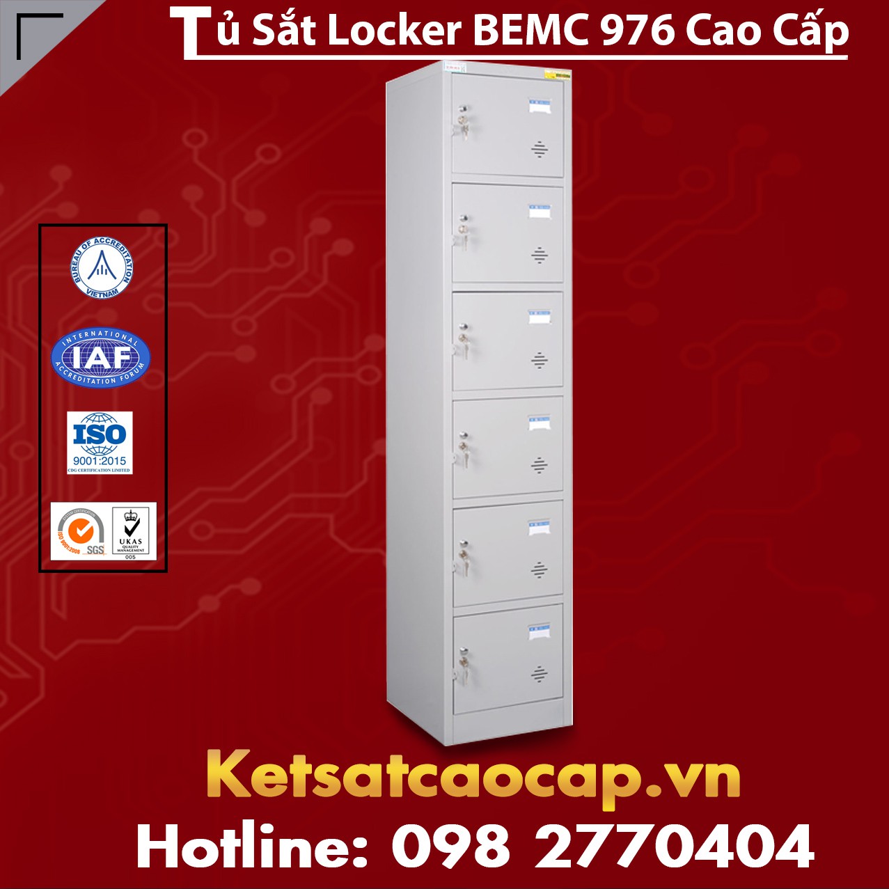 Tủ Locker BEMC 976