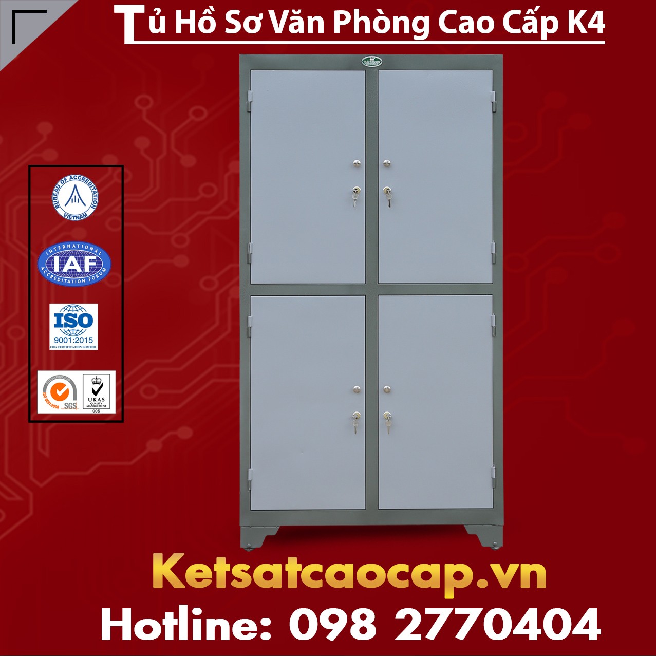 Tủ Hồ Sơ Văn Phòng Cao Cấp K4