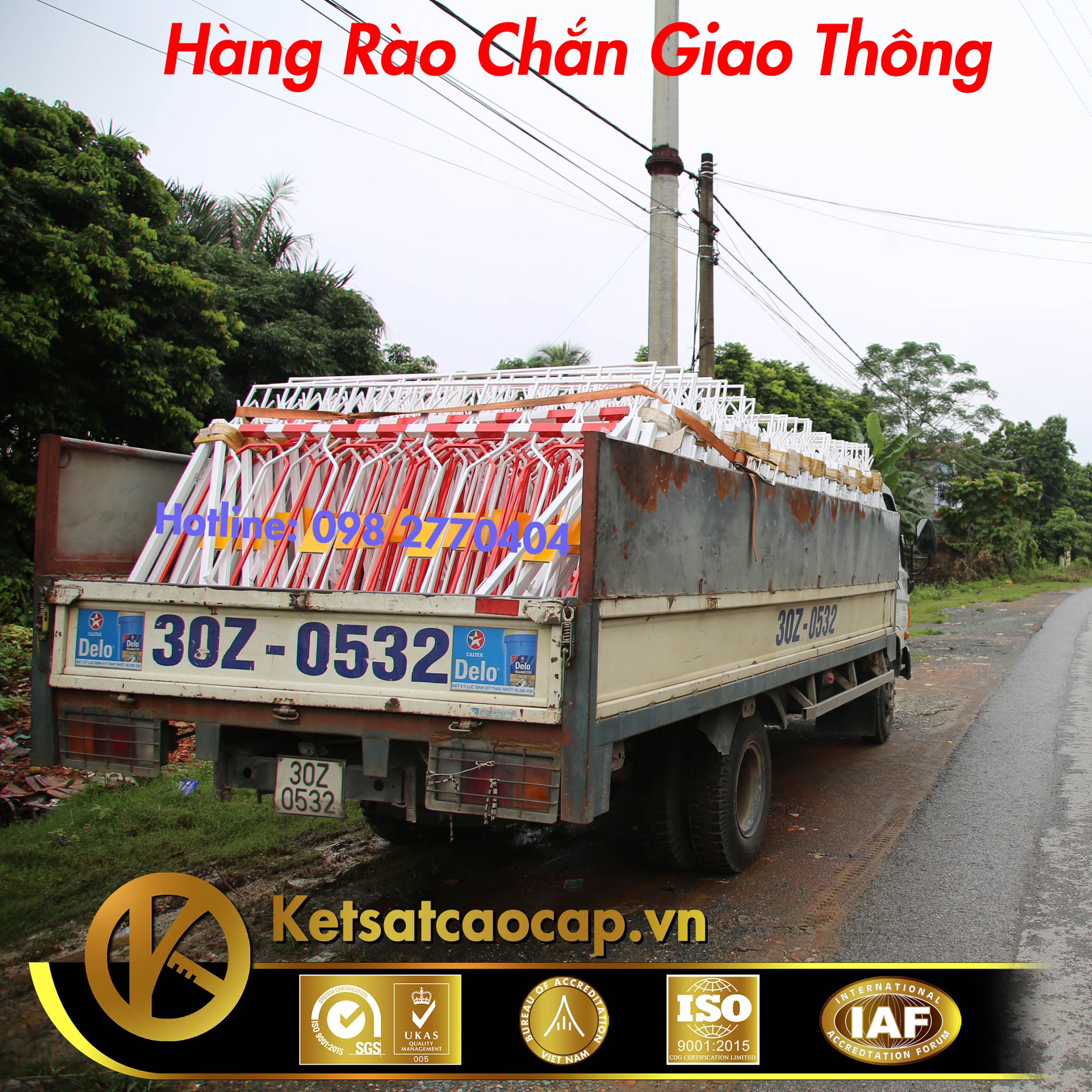 hàng rào chắn giao thông