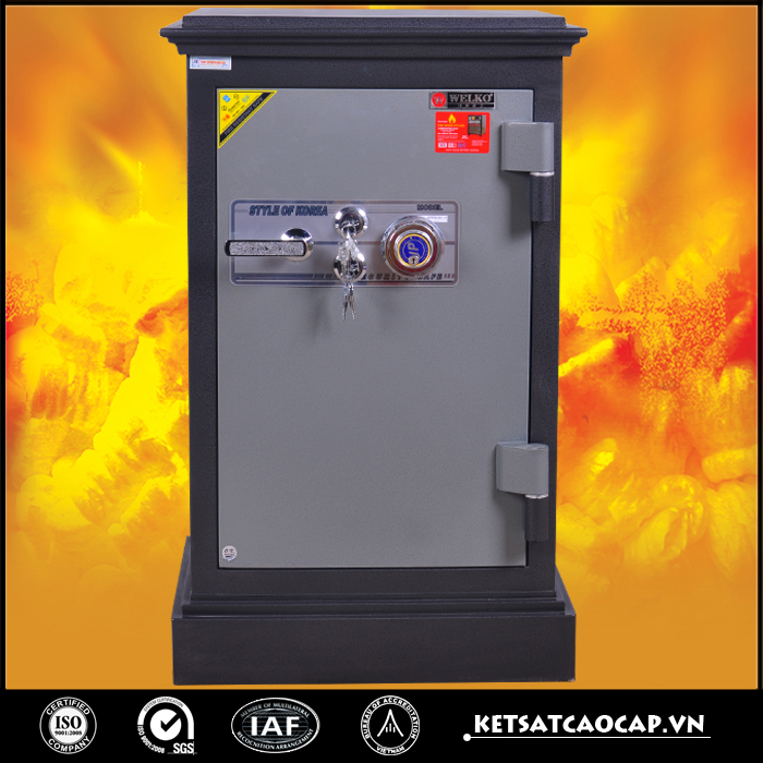 két sắt an toàn KN170 đen đổi mã