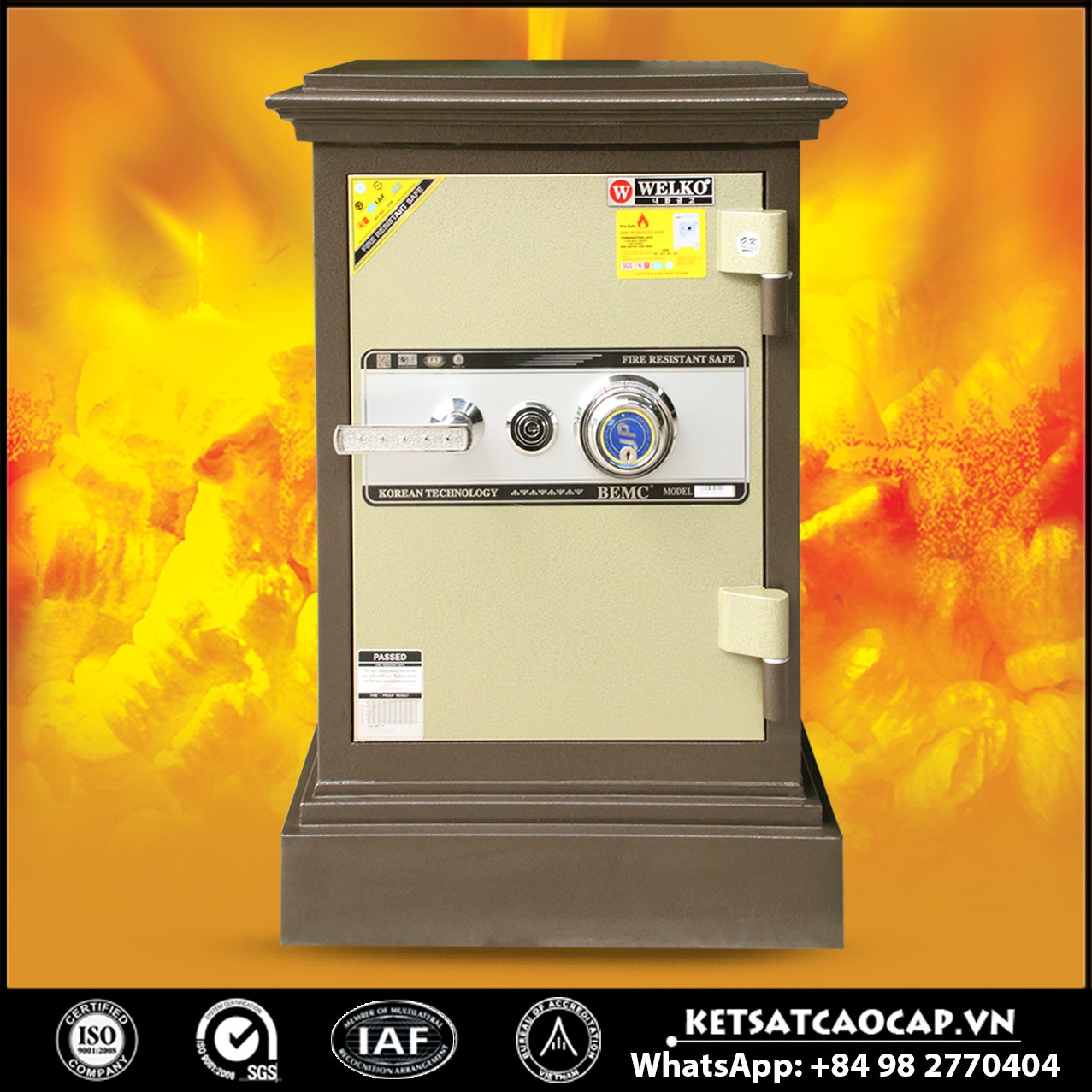Két Sắt Mini Chính Hãng WELKO GT750 - DK