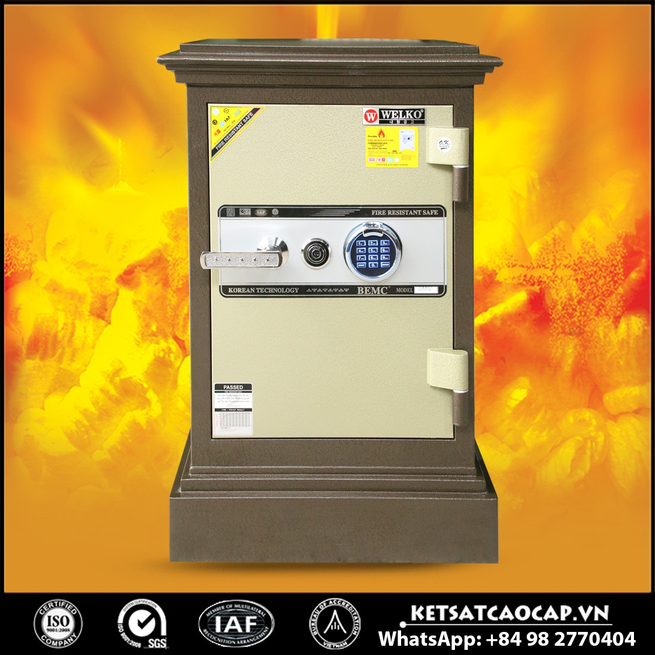 Két Sắt Gia Đình Hàn Quốc WELKO GT750 - FE