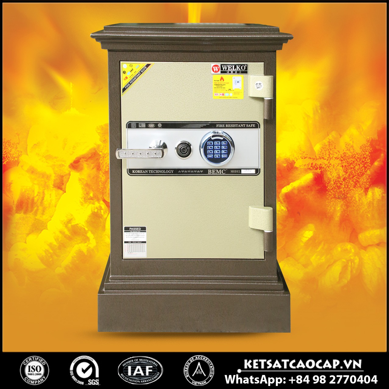 Két Sắt Gia Đình Hàn Quốc WELKO GT820 - FE