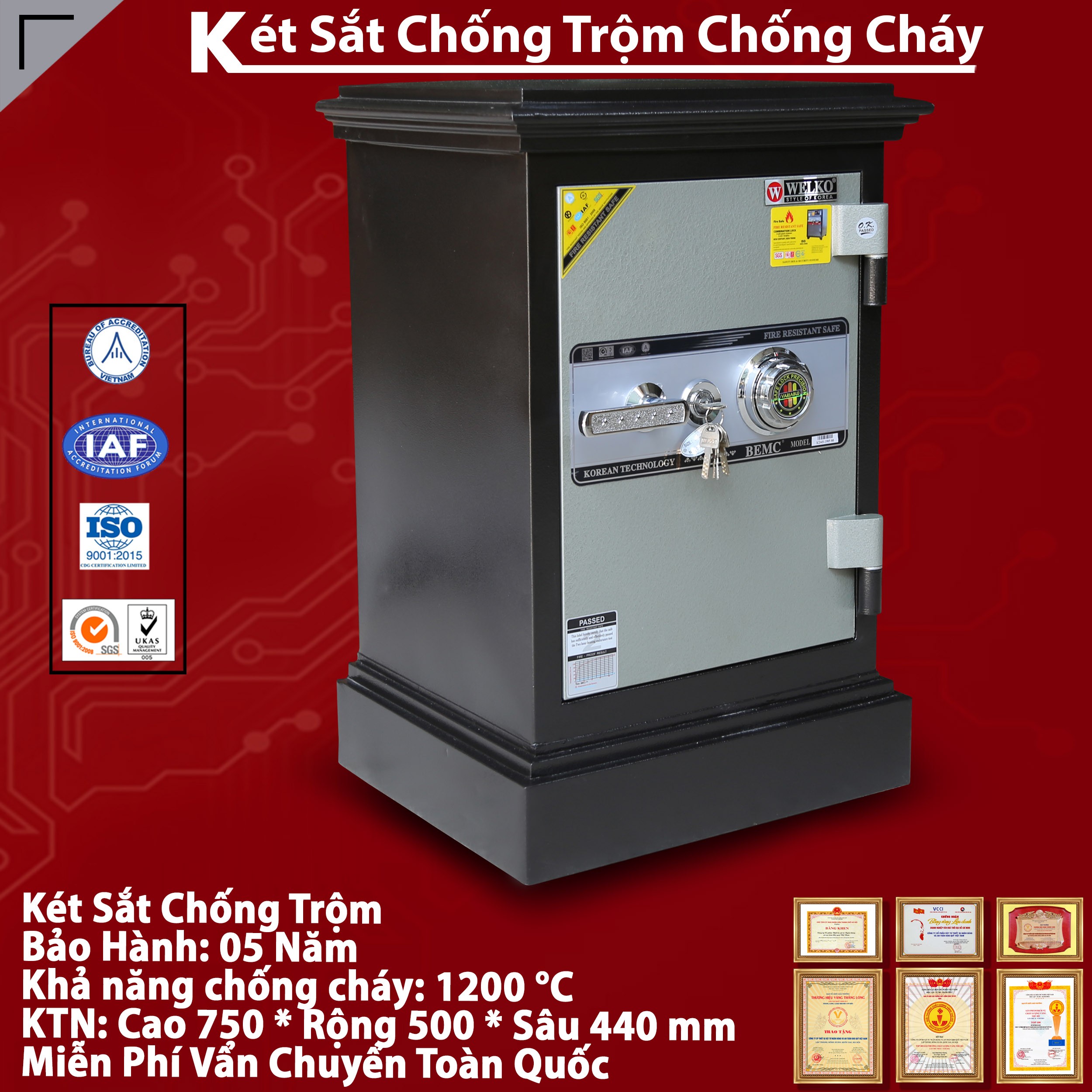 Két Sắt Chống Trộm
