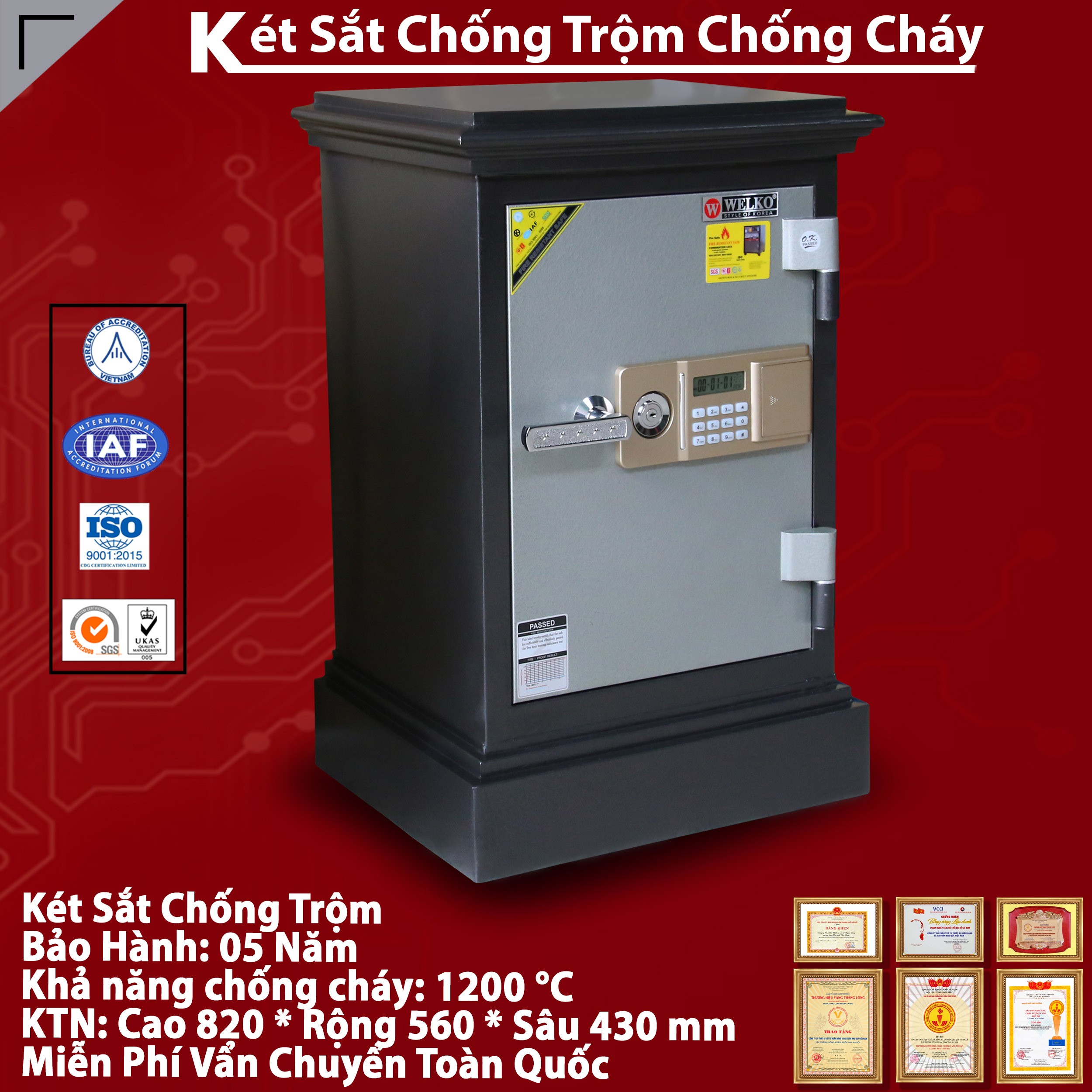Két Sắt Chống Trộm