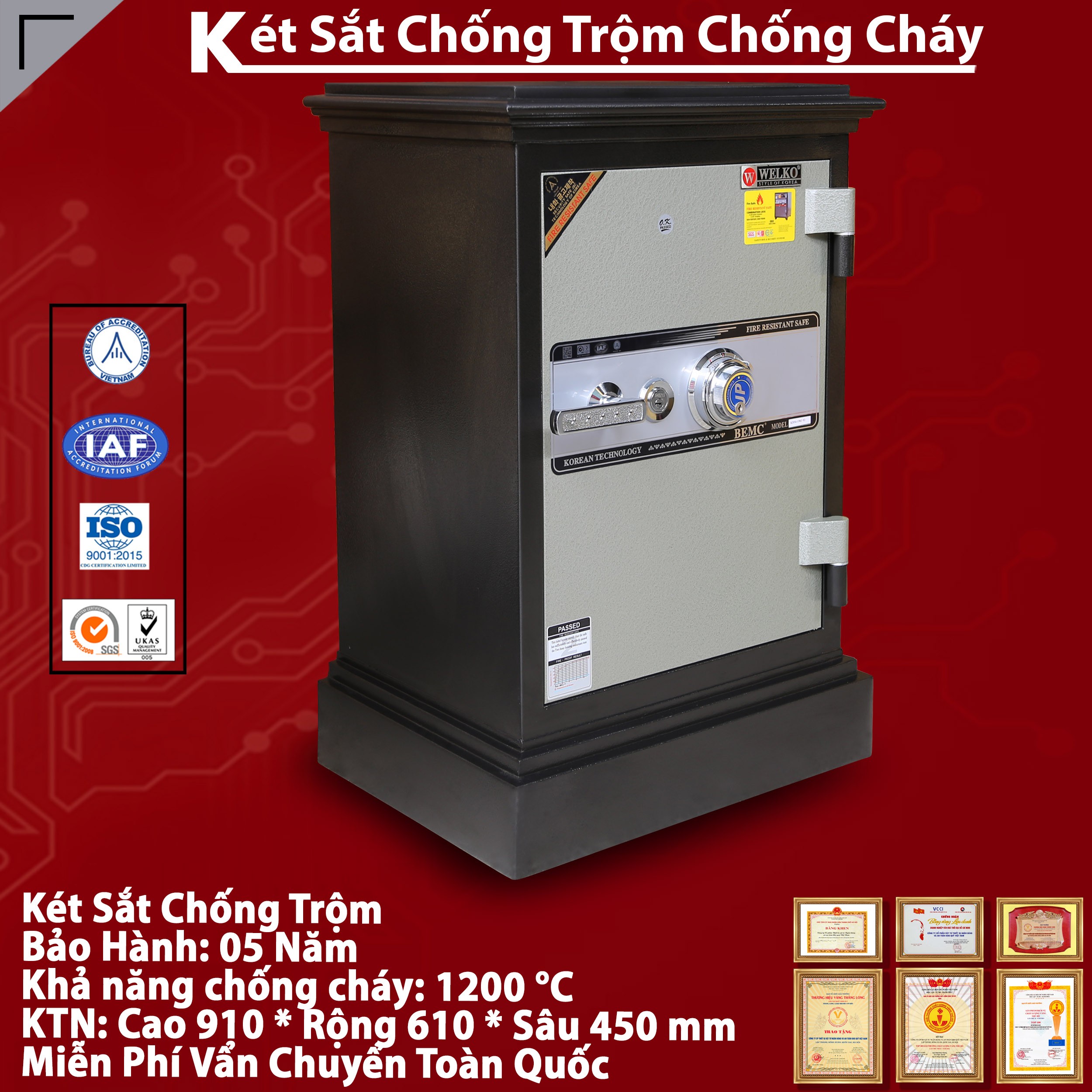 Két Sắt Chống Trộm