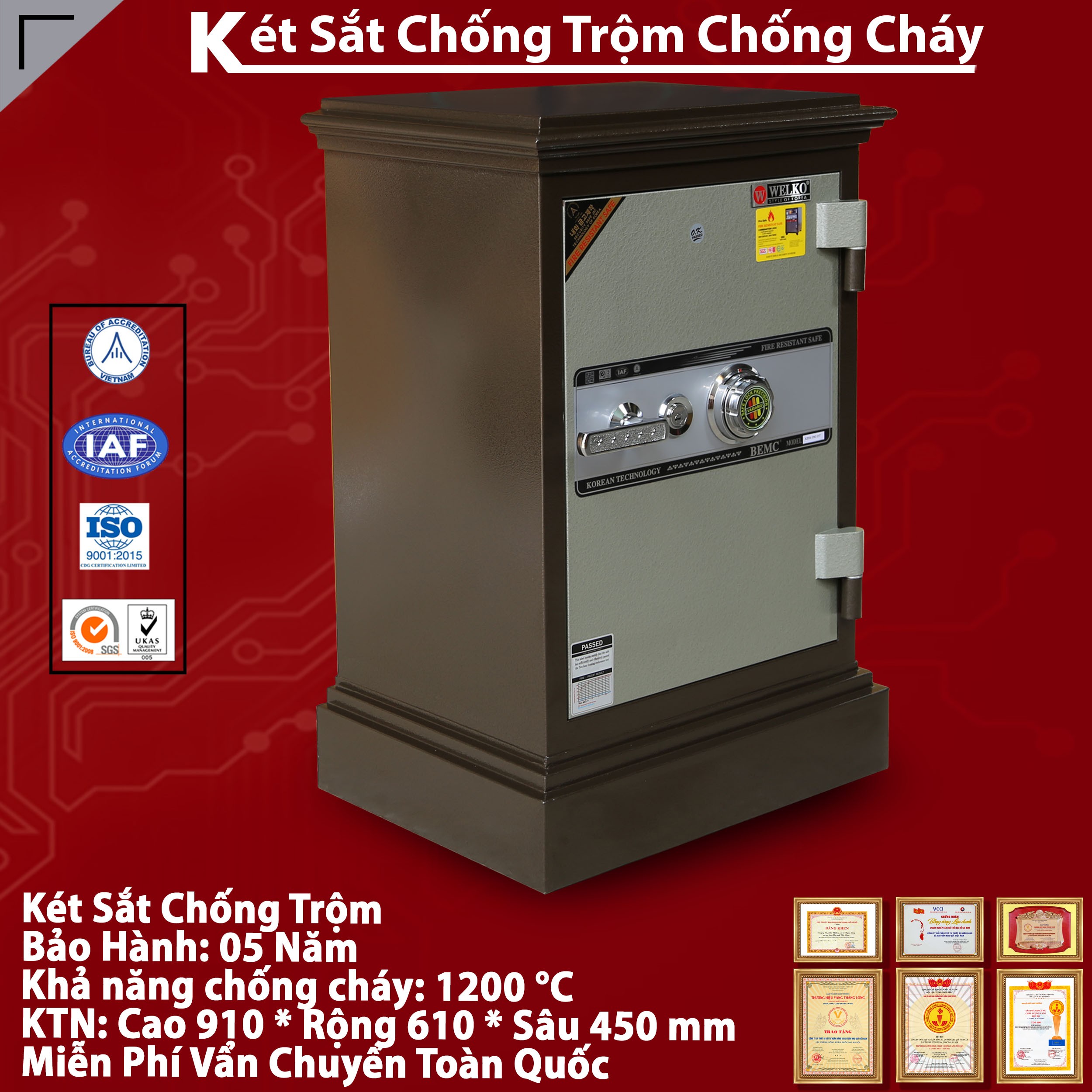 Két Sắt Chống Trộm