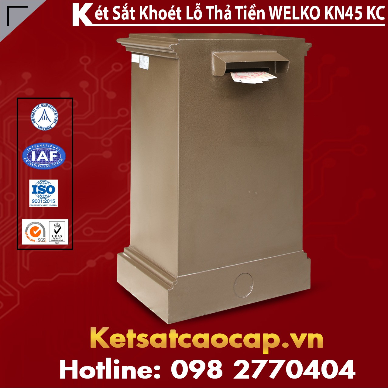 Két Sắt Công Đức Đình Chùa