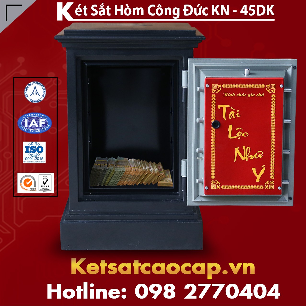 cửa hàng bán két sắt công đức khoét nóc welkosafe cho gia đình ở tphcm