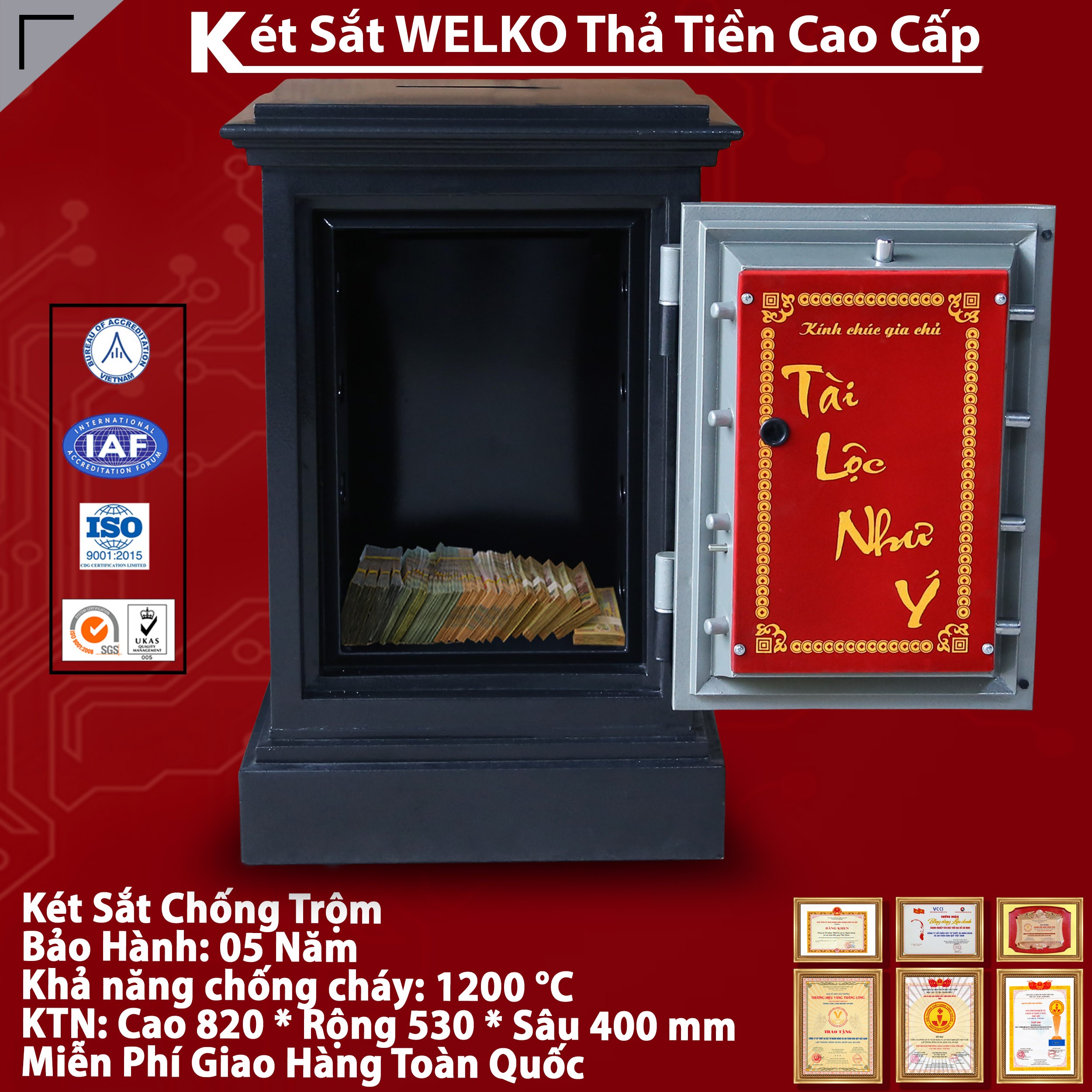 két sắt công đức