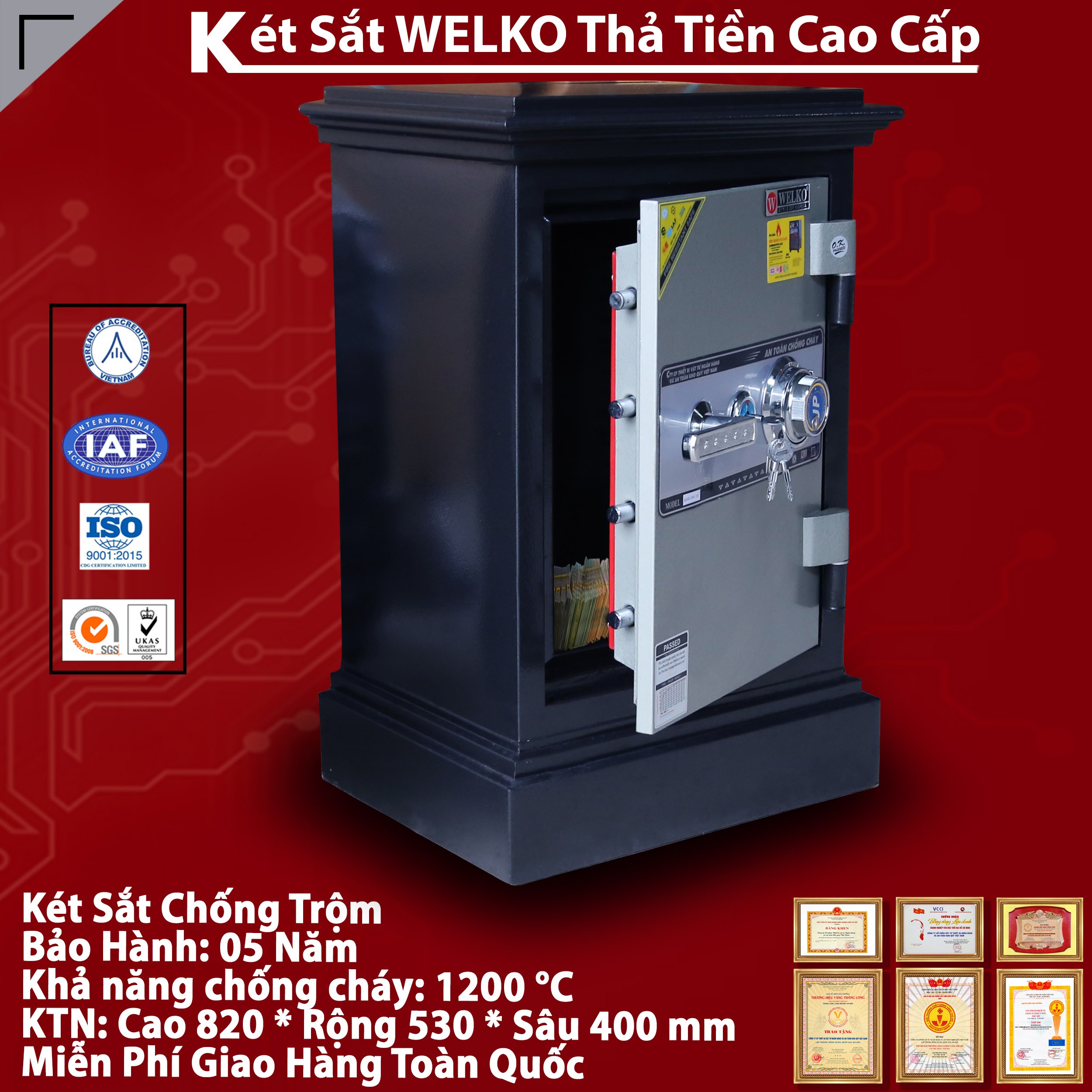 két sắt công đức