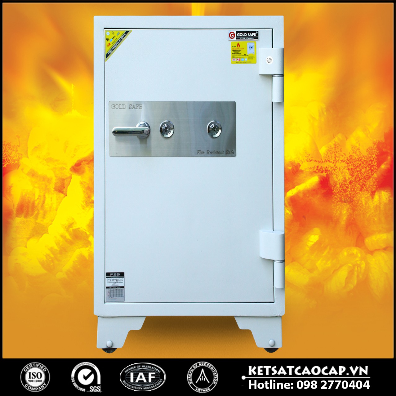Két Sắt Đại Gia NSA 900 KEY White